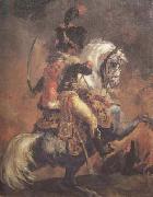 Theodore Gericault Chasseur of the Imperial Guard,Charging (mk10 oil painting on canvas